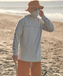 Just Another Fisherman TECH ANGLER HOOD - PEARL/BLUE 10 Just Another Fisherman TECH ANGLER HOOD - PEARL/BLUE