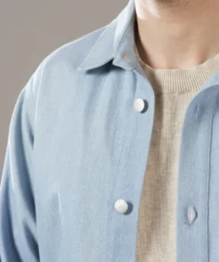 Just Another Fisherman TRANSOM OVER SHIRT - BLUE DENIM Apparel 13 Just Another Fisherman TRANSOM OVER SHIRT - BLUE DENIM Apparel