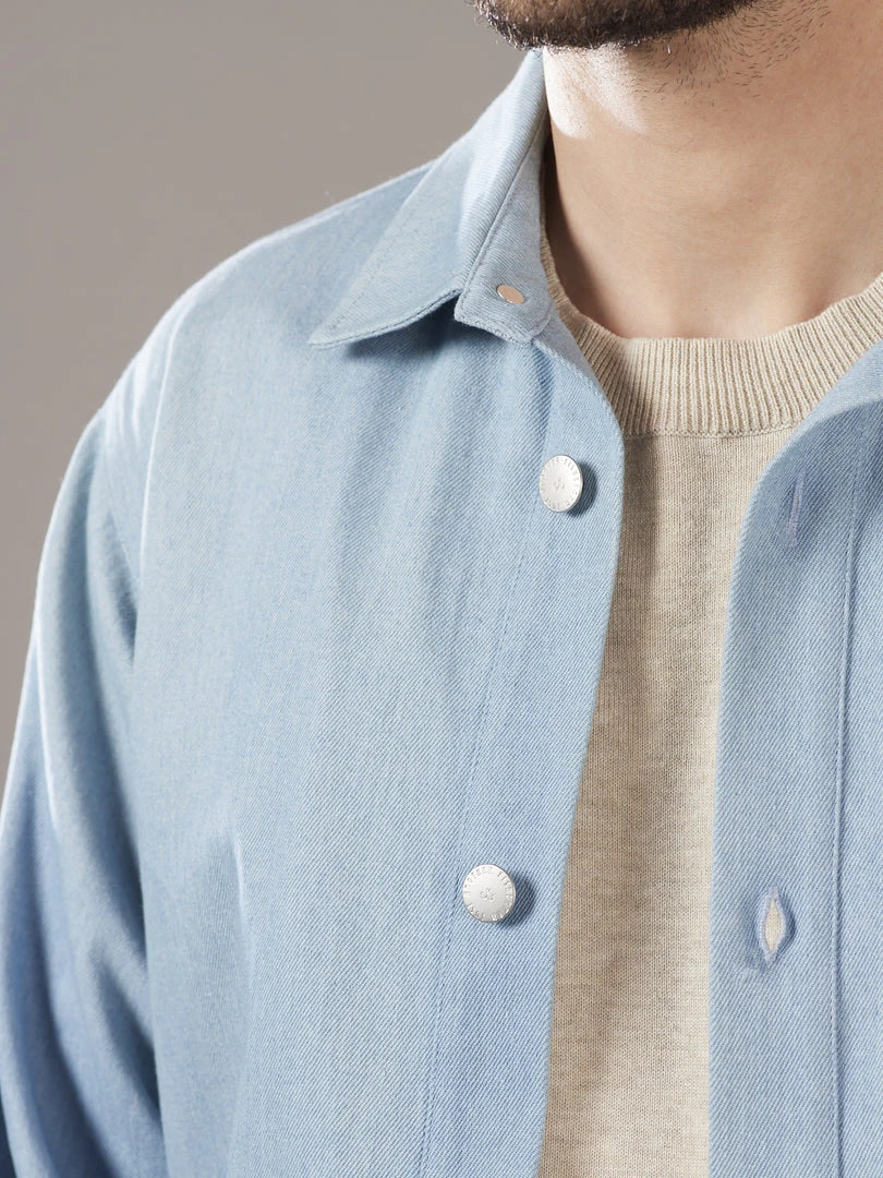 Just Another Fisherman TRANSOM OVER SHIRT - BLUE DENIM Apparel 6 Just Another Fisherman TRANSOM OVER SHIRT - BLUE DENIM Apparel