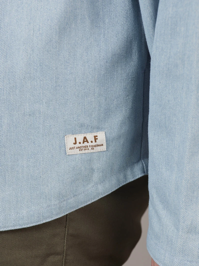 Just Another Fisherman TRANSOM OVER SHIRT - BLUE DENIM Apparel 9 Just Another Fisherman TRANSOM OVER SHIRT - BLUE DENIM Apparel