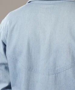 Just Another Fisherman TRANSOM OVER SHIRT - BLUE DENIM Apparel 15 Just Another Fisherman TRANSOM OVER SHIRT - BLUE DENIM Apparel