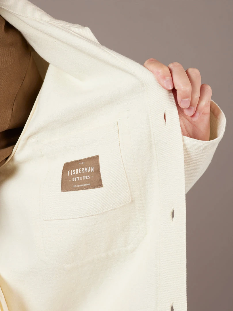 Just Another Fisherman TRANSOM OVER SHIRT - SAND 10 Just Another Fisherman TRANSOM OVER SHIRT - SAND