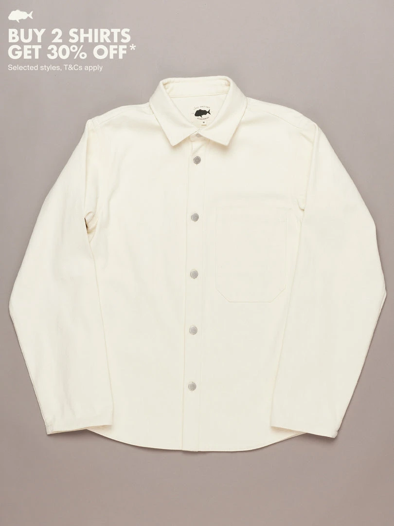 Just Another Fisherman TRANSOM OVER SHIRT - SAND 3 Just Another Fisherman TRANSOM OVER SHIRT - SAND