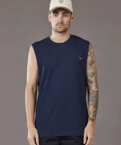 Just Another Fisherman WE TIGHT TANK - NAVY Apparel