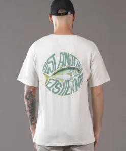Just Another Fisherman Apparel WINTER TREV TEE - ANTIQUE WHITE