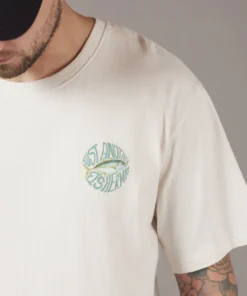 Just Another Fisherman Apparel WINTER TREV TEE - ANTIQUE WHITE