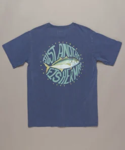 Just Another Fisherman WINTER TREV TEE - OVERDYED MIDNIGHT NAVY