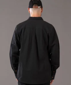 Just Another Fisherman ANCHORAGE SHIRT - BLACK Apparel