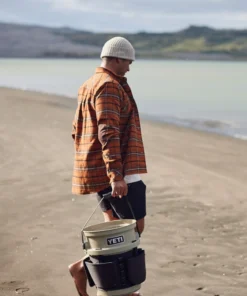 Just Another Fisherman FLANAGAN FLANNEL SHIRT - RUST/BROWN CHECK